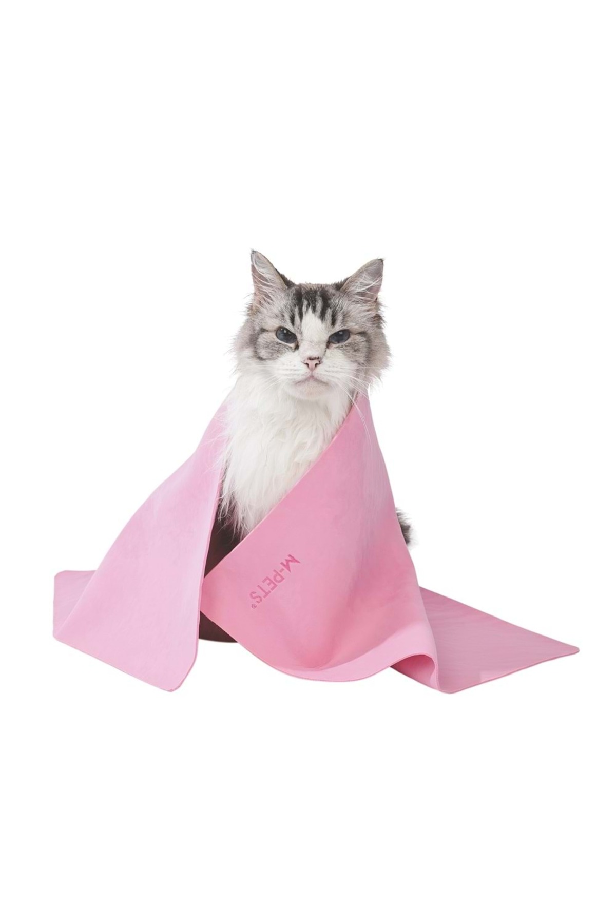 حوله زودخشک‌شونده BATHTIME برای گربه و سگ، صورتی، ام‌پتس M-PETS مدل 60105907
