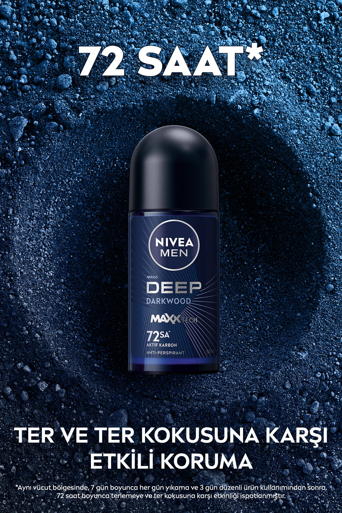 NIVEA ژل حمام عمق بخش مردانه 500 میلی لیتر، اسپری ضد عرق 150 میلی لیتر، رول ضد عرق 50 میلی لیتر