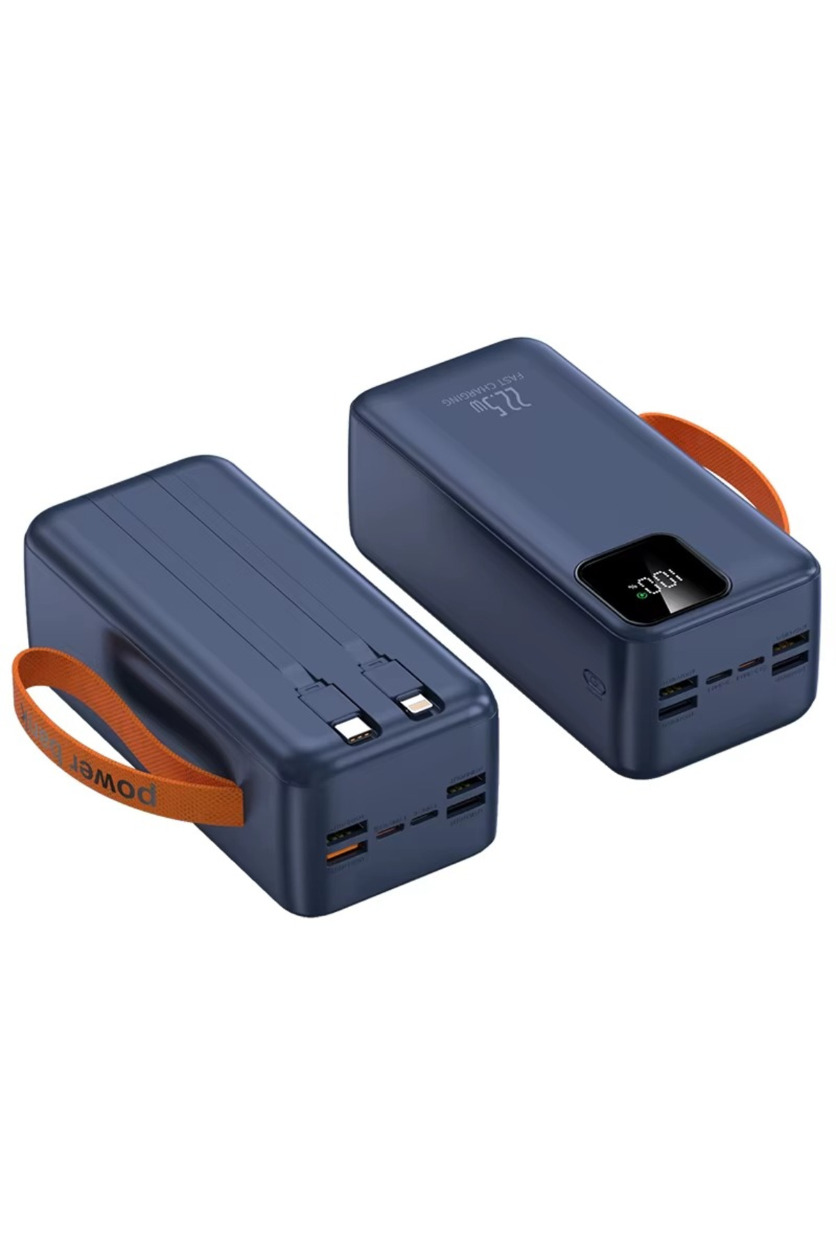 پاوربانک 30000 ماهه نسل جدید خود سیم 22.5 وات فوق سریع و قدرتمند PD QC 3.0 اورجینال pukotech