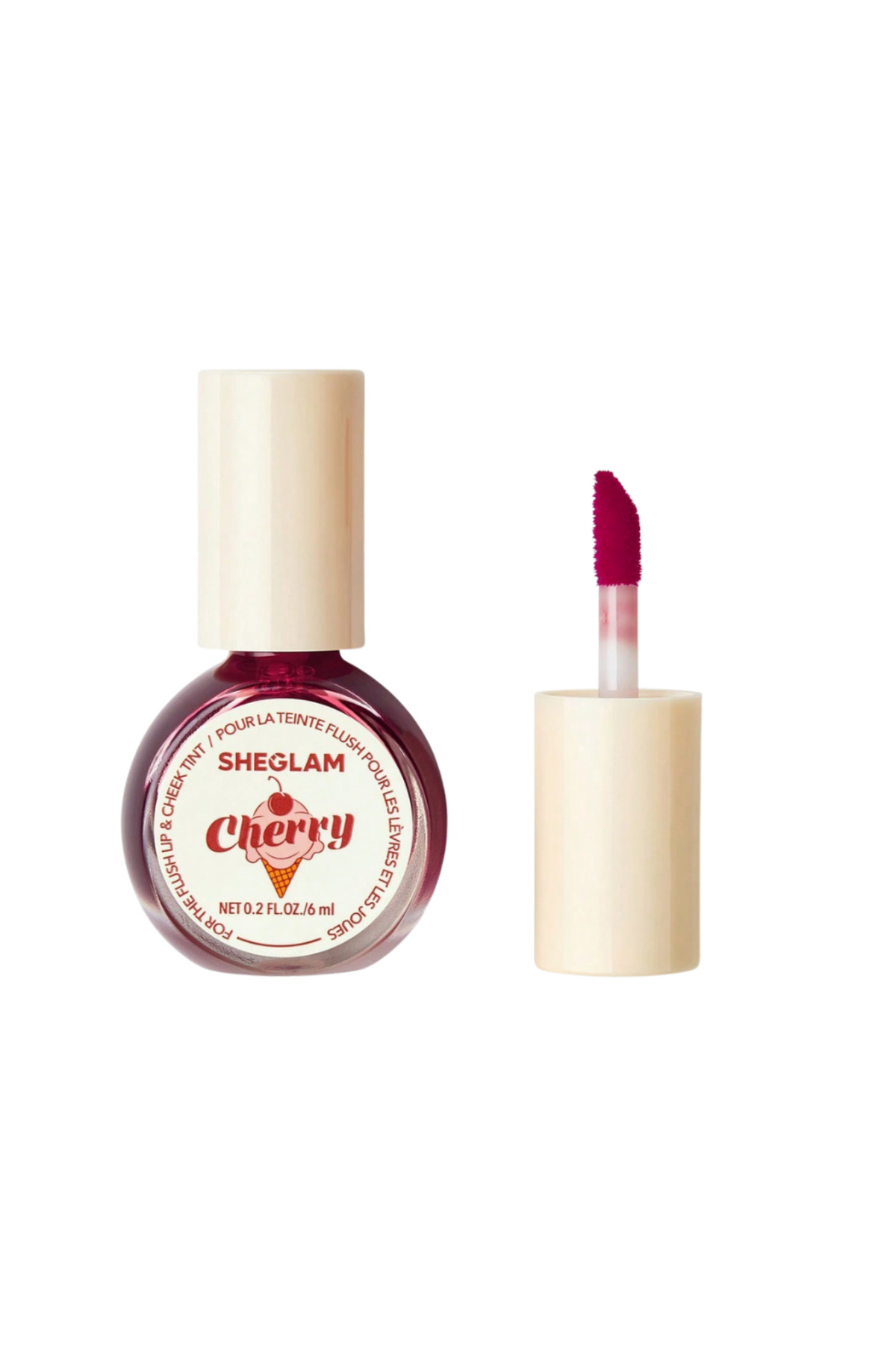 رنگ لب و گونه شیگلم Cherry Picked - مات، طبیعی و مرطوب کننده