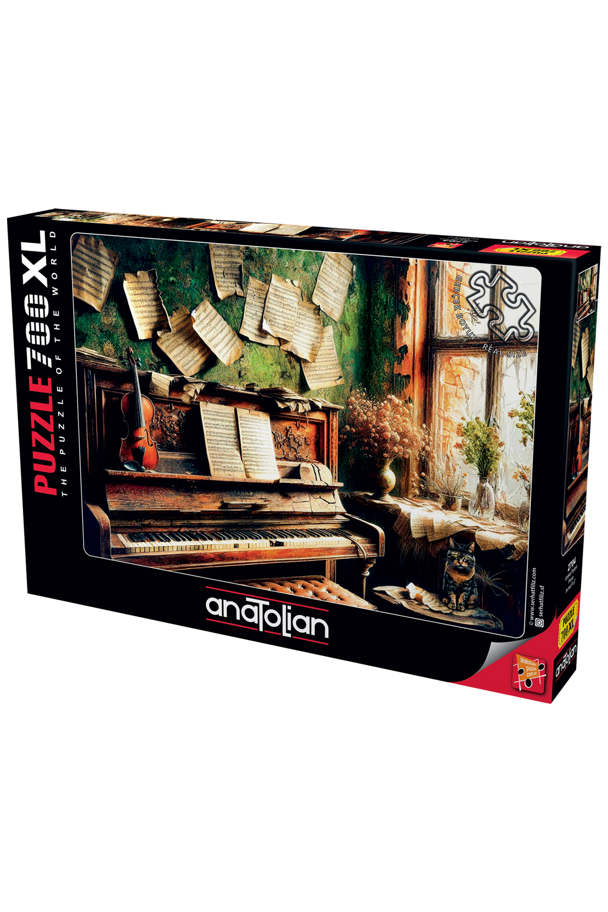 پازل 700 XL PIECE PIANO ANTIQUE 2704 از ترکیه Anatolian Puzzle