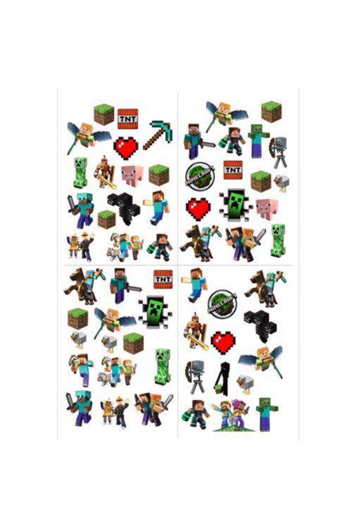 سایر لوازم مهمانی استیکر MINECRAFT 33 48 سانتی متر Parti Dükkanım