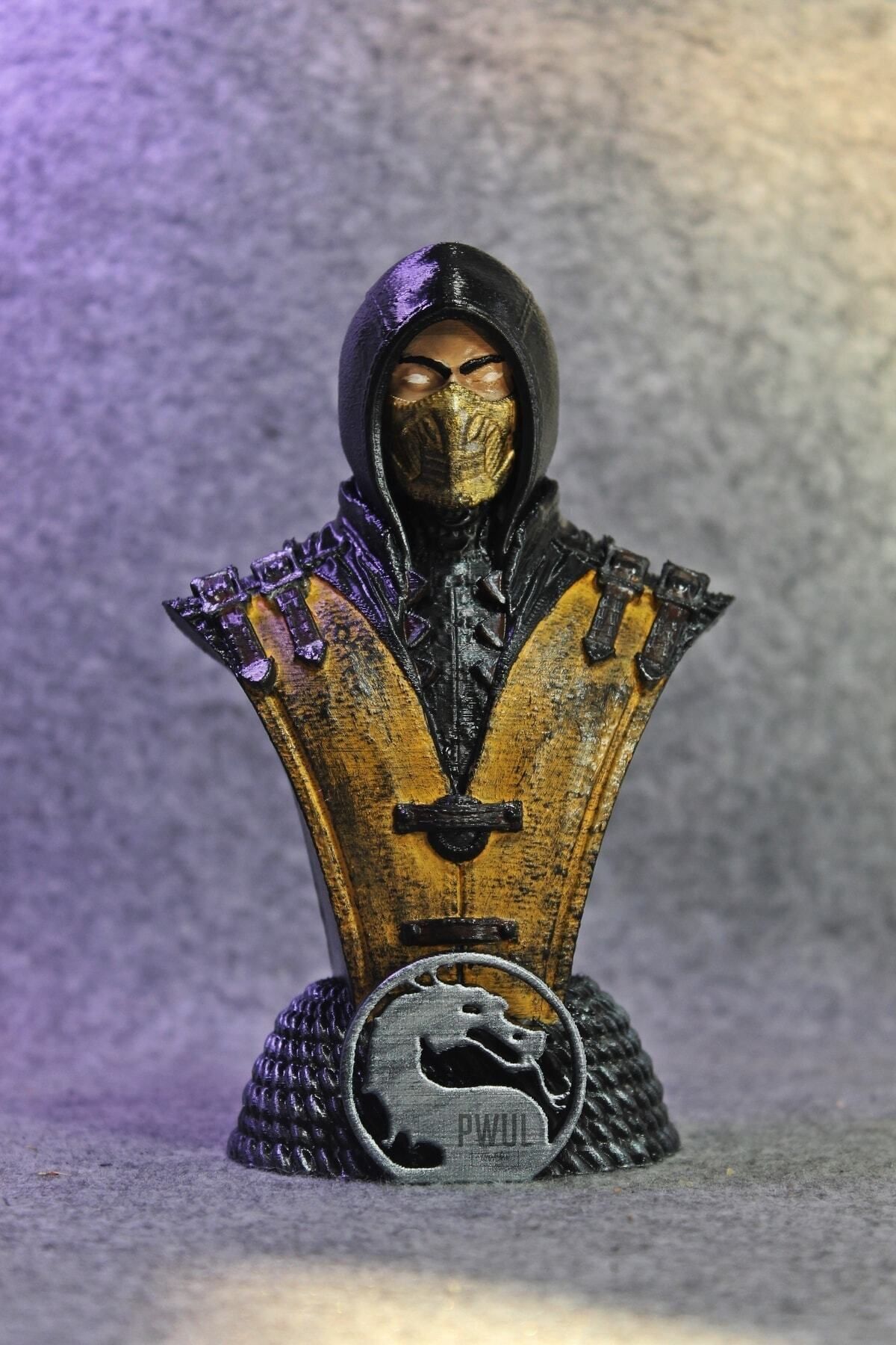 فیگور SCORPION MORTAL KOMBAT 15CM BUST FIGURE از ترکیه PWUL WORKS