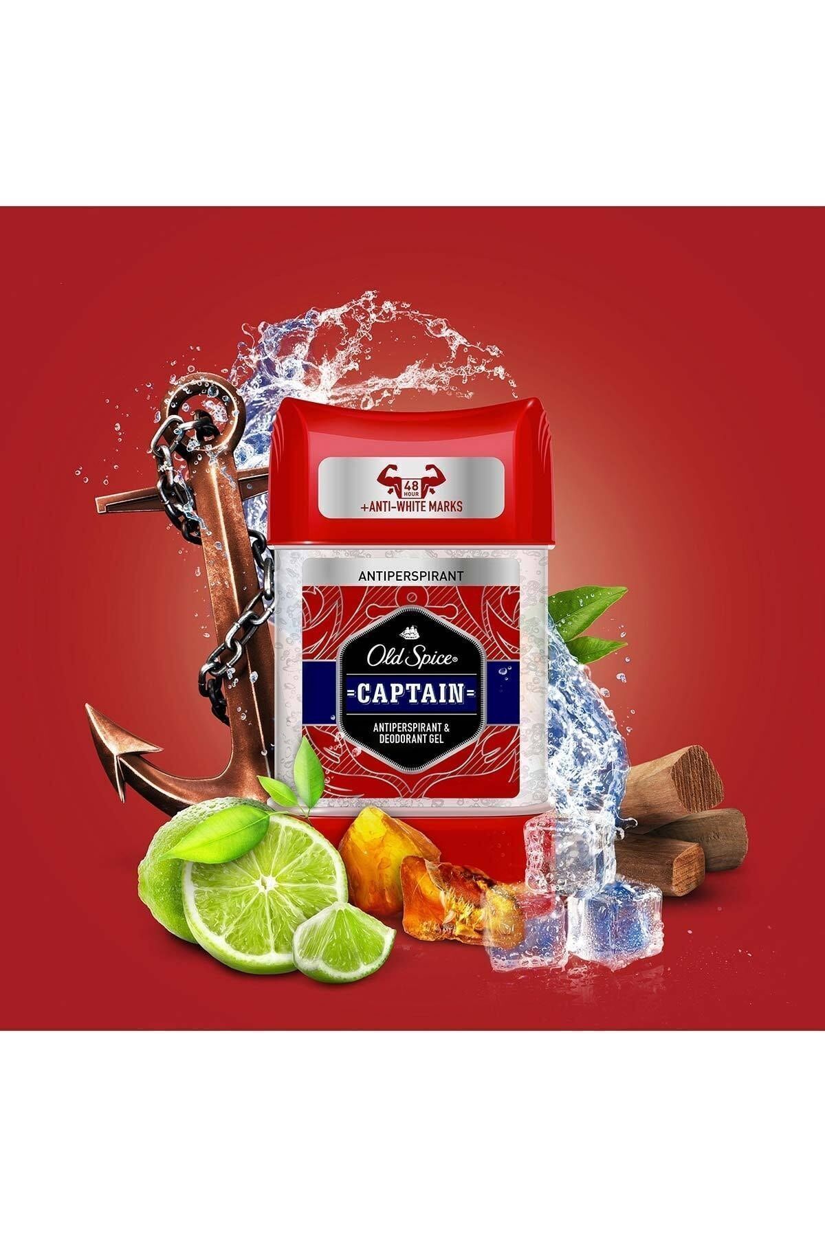 دئودورانت ژل مردانه مدل Captain Clear حجم 70 میلی لیتر اولد اسپایس Old Spice