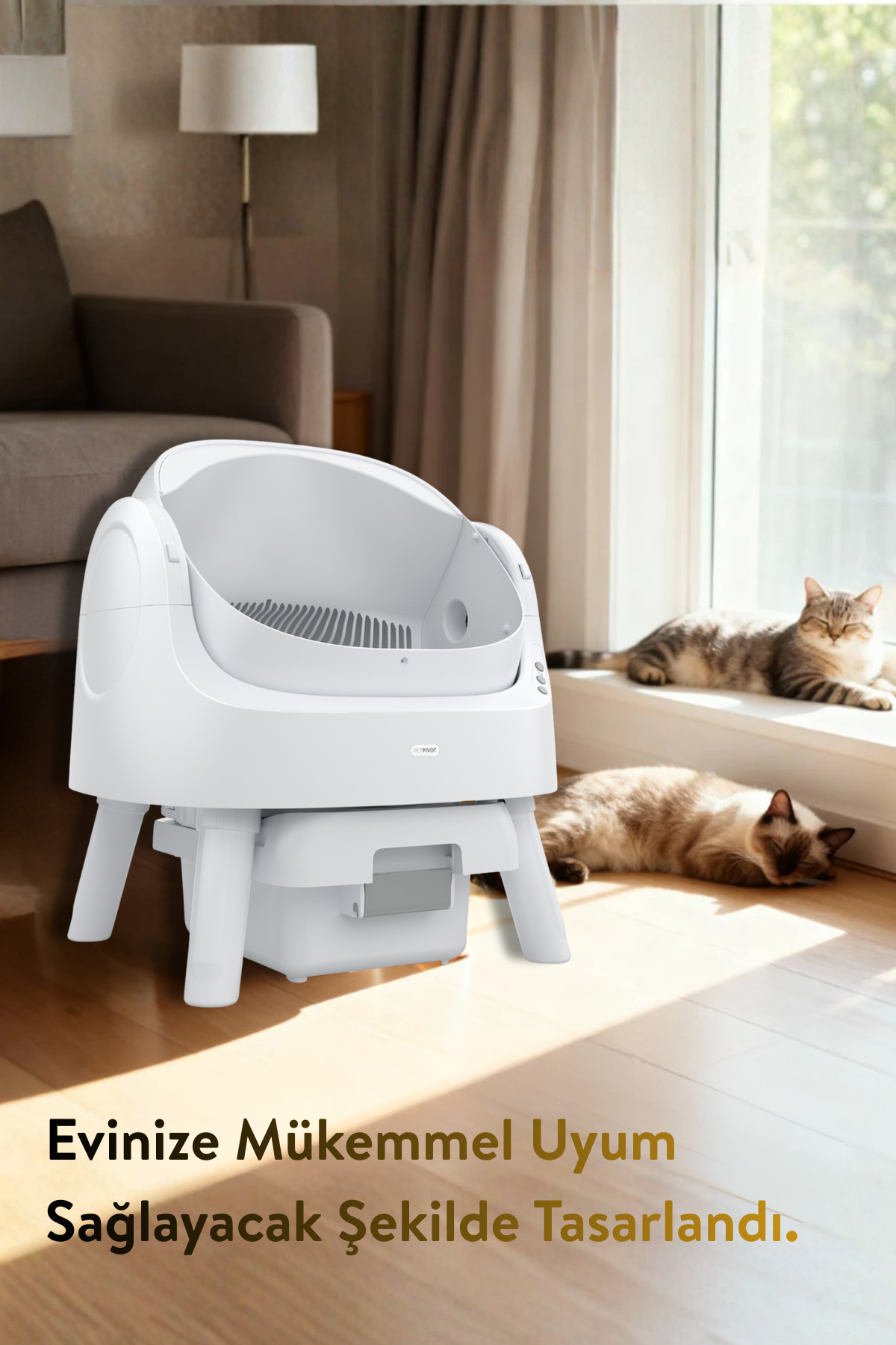 ظرف خاک اتوماتیک گربه پت‌پیوت PetPivot Autoscooper 11