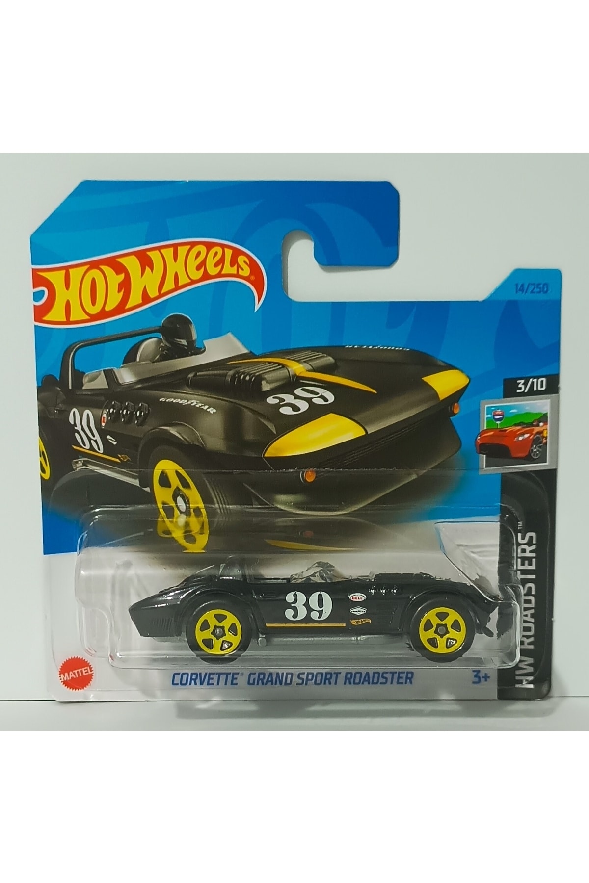 ماشین اسباب بازی CORVETTE GRAND SPORT ROADSTER هات ویلز اورجینال HOT WHEELS