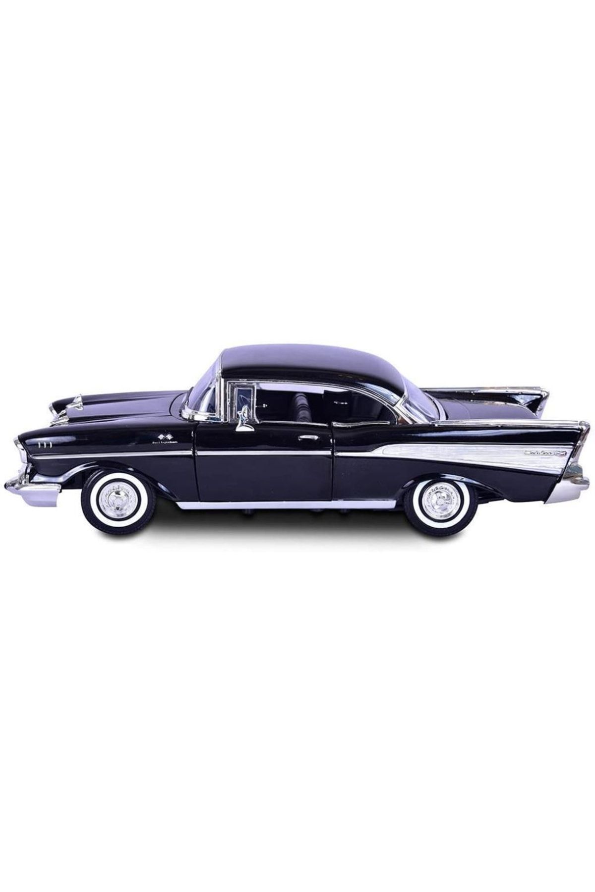 مدل خودرو ماشین موتورمکس 1957 CHEVY BEL AIR مشکی 1:18 اورجینال Motor Max