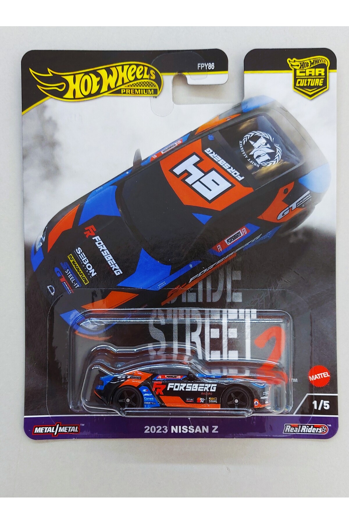 ماشین اسباب بازی PREMIUM SLIDE STREET 2 NISSAN Z MODEL 2023 از ترکیه HOT WHEELS