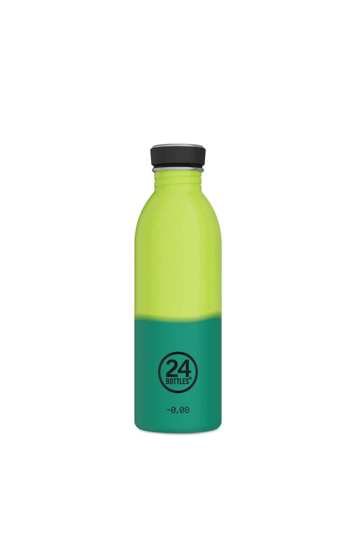 فلاسک بطری URBAN REACTIVE YELLOW GREEN STAINLESS STEEL BOTTLE WATER 500 ML اورجینال 24Bottles