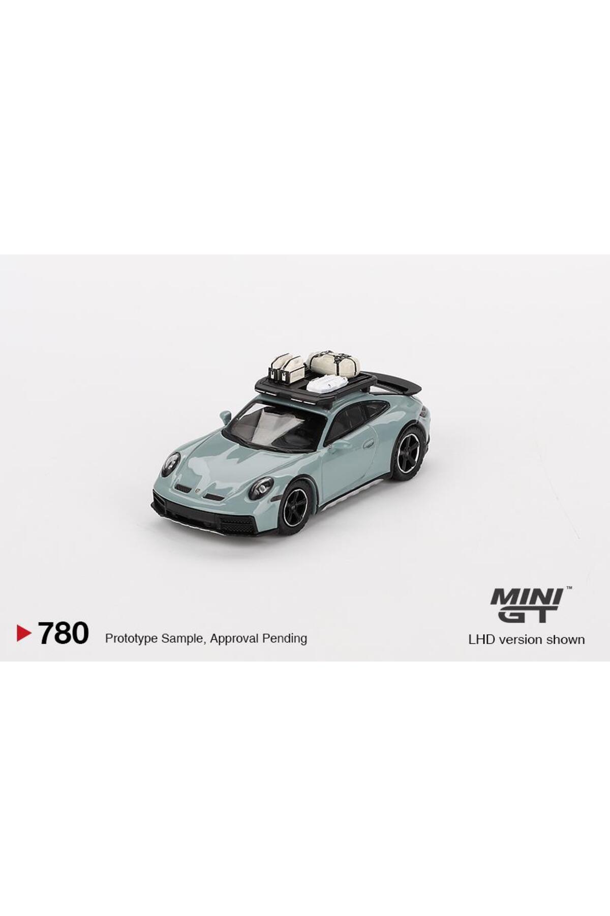 مدل خودرو پورشه 911 داکار سایه سبز متالیک 780 اورجینال mini gt