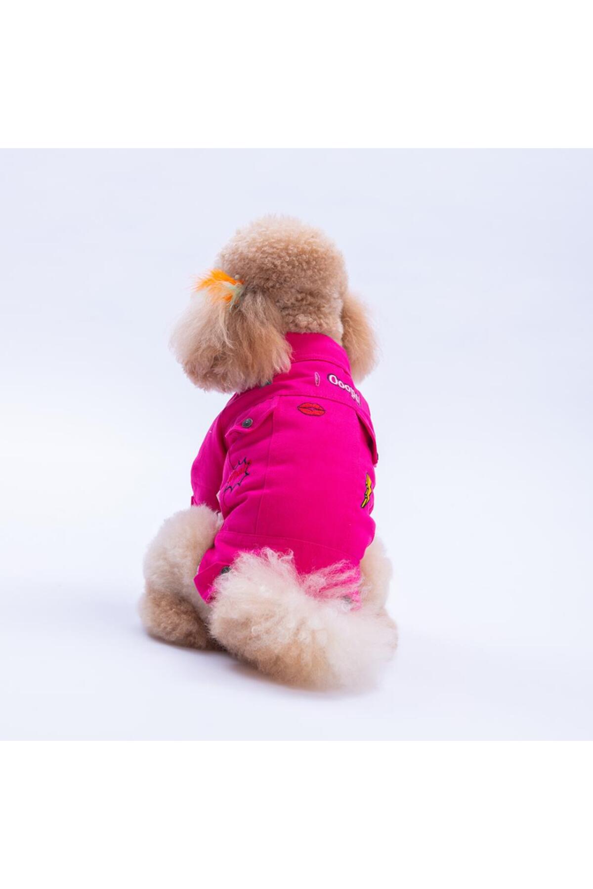 ژاکت گربه و سگ پاوستار Pawstar Cancun، گاباردین دکمه‌فشاری