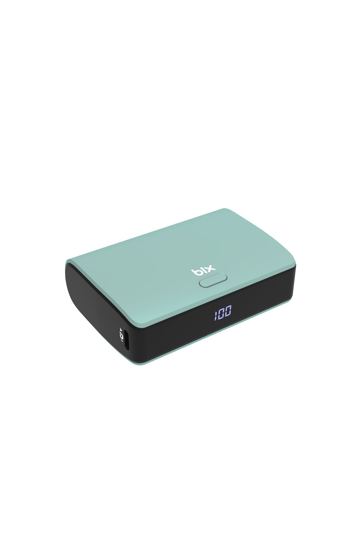 پاوربانک کوچک PB106 10000MAH PD20W نوع C USB دو خروجی با نشانگر LED سبز اورجینال Bix