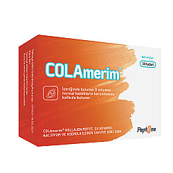 قرص کلاژن کولامریم پپتیلاین Peptiline حاوی کلسیم، روی و ویتامین D3 بسته ۳۰ عددی