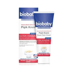 کرم ناحیه پوشک کودک بایوبیبی Biobaby حاوی اکسید روی و روغن‌های گیاهی ارگانیک، ۷۵ میلی‌لیتر
