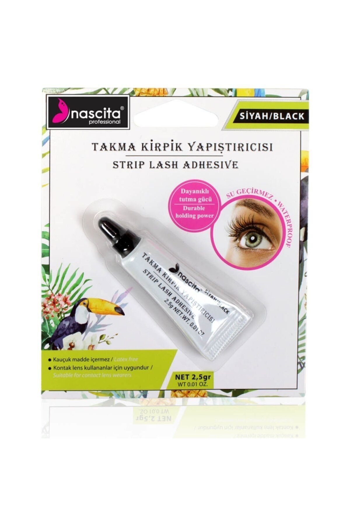 چسب مژه مصنوعی ناسیتا Nascita مشکی ۲٫۵ گرم 2,5 gr