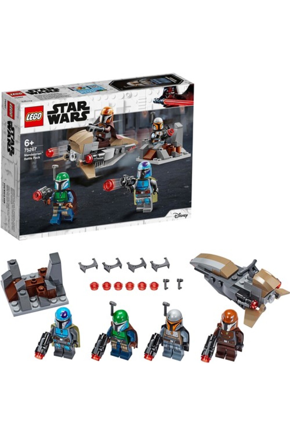 لگو و اسباب بازی های ساخت محور بسته نبرد MANDALORIAN WARS 75267 STAR از ترکیه LEGO