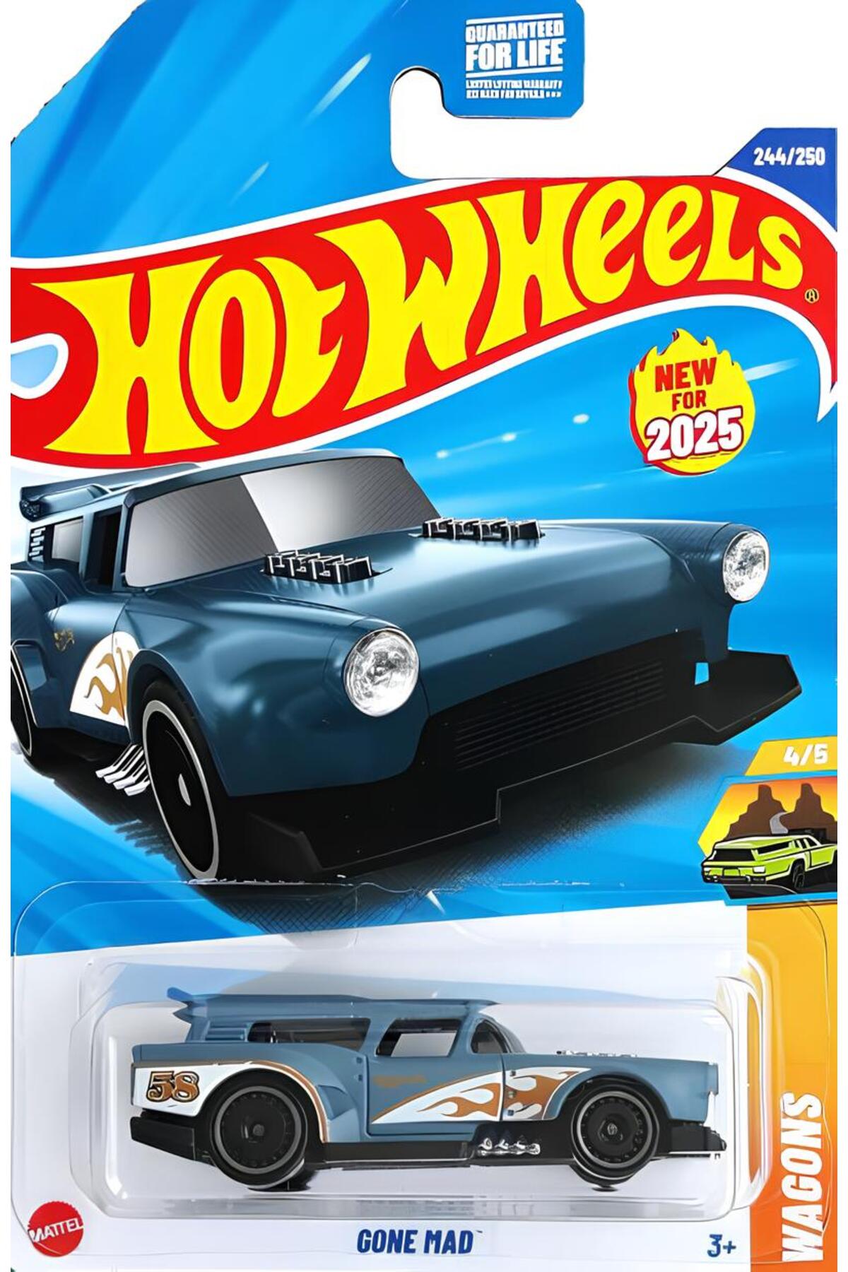 ماشین اسباب بازی SINGLE CARS GONE MAD HYW56 کارت کوتاه 1 64 از ترکیه HOT WHEELS