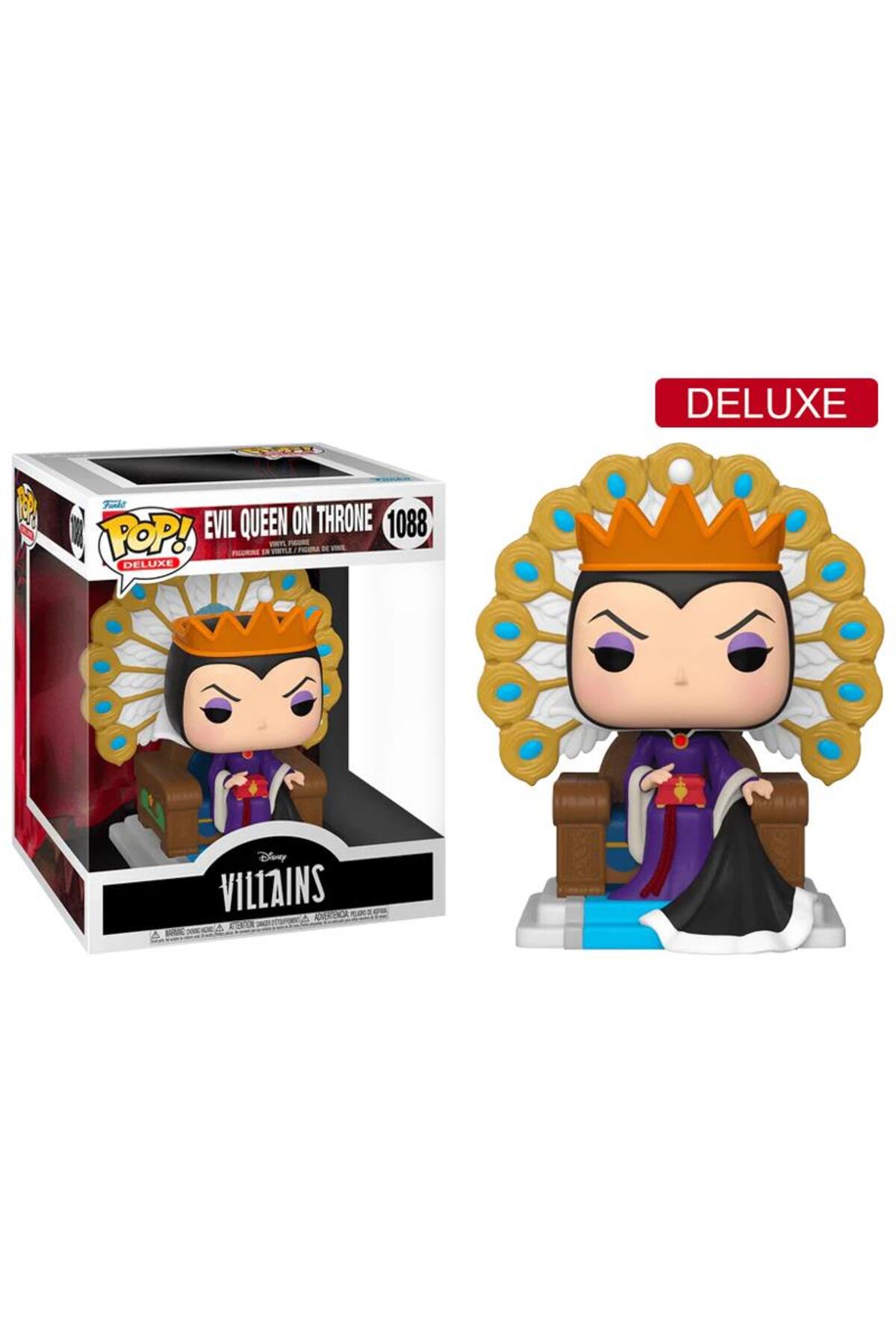 فیگور پاپ لوکس شرورهای دیزنی سفید برفی و هفت کوتوله ملکه شیطانی روی تخت شماره: 1088 Funko