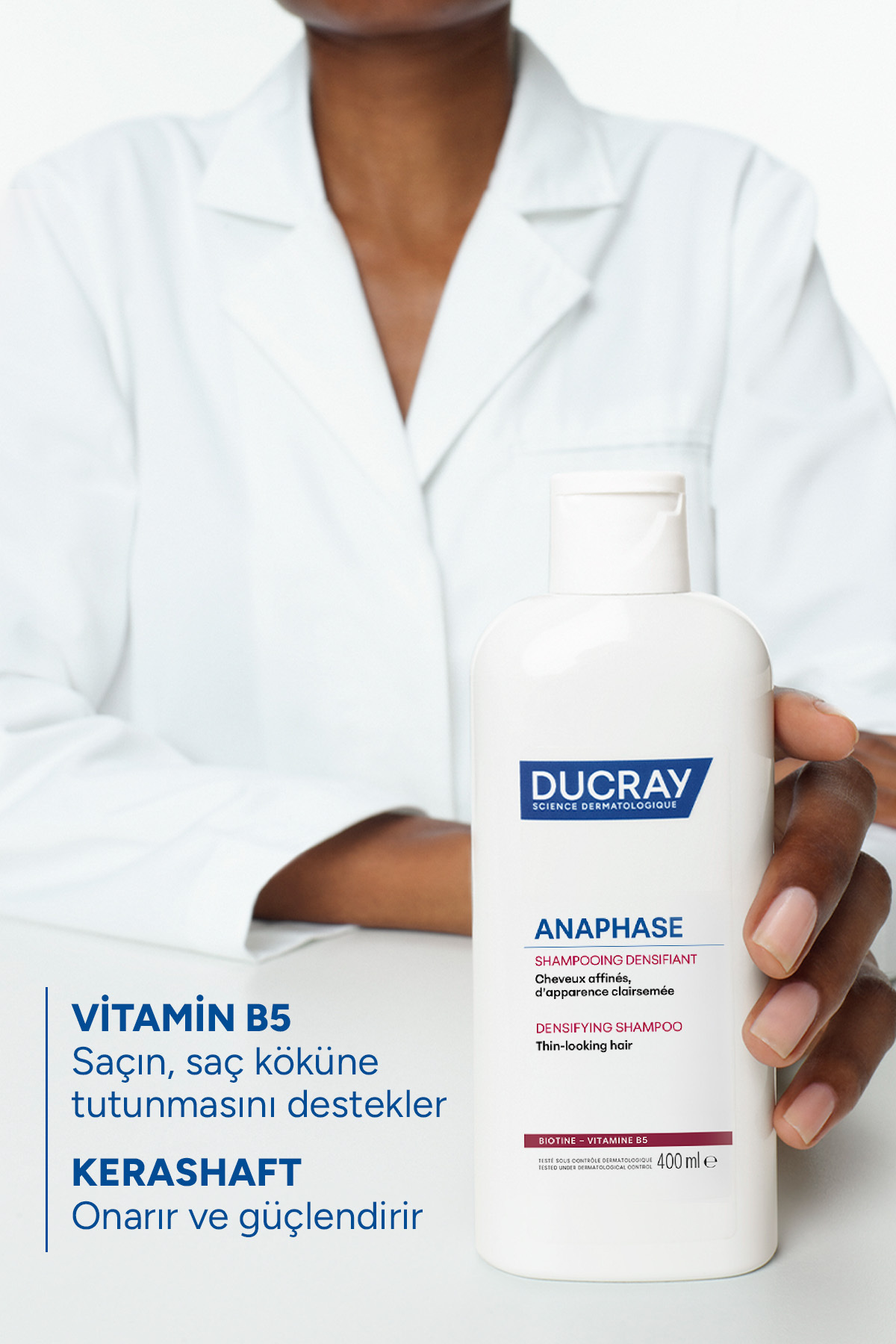 Ducray شامپو ضد ریزش مو Anaphase Plus 400 میلی لیتر