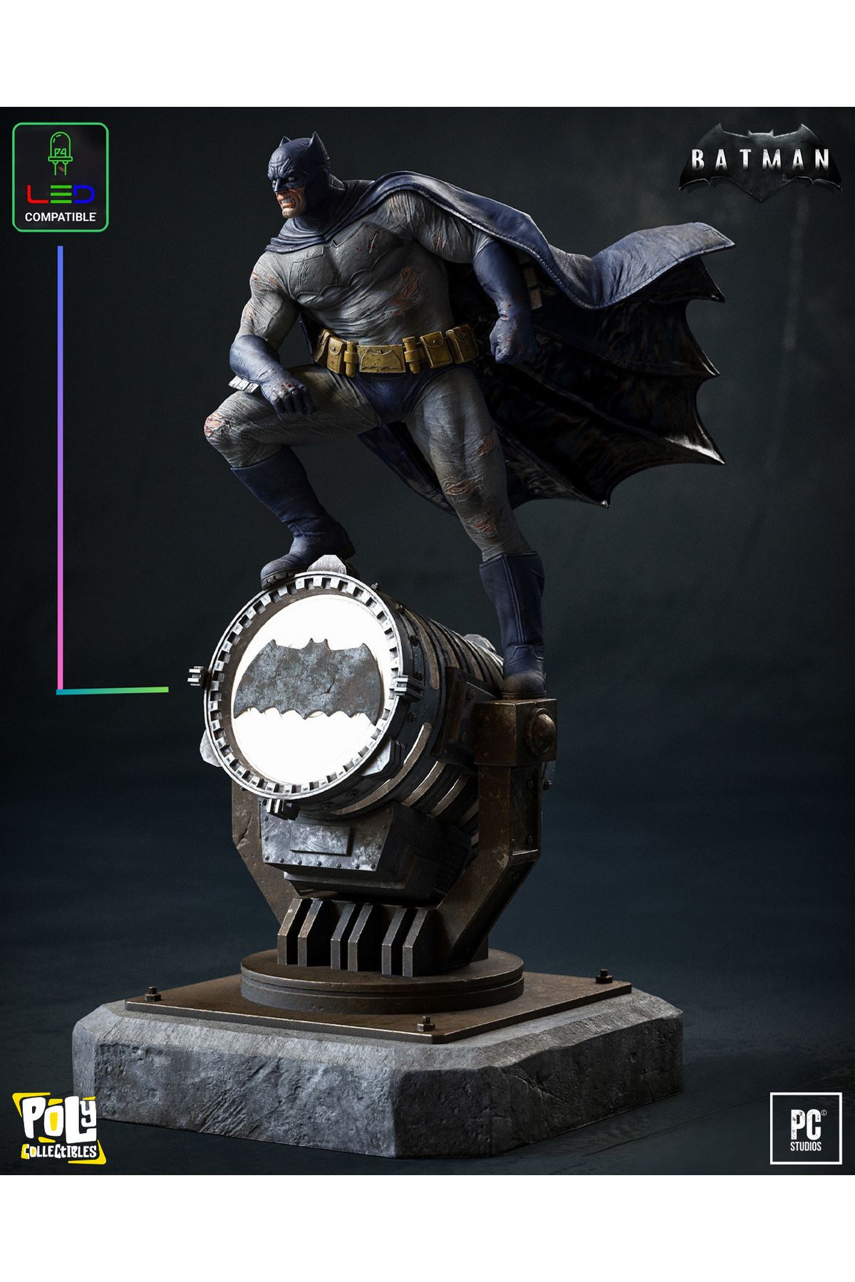 فیگور سیگنال شوالیه تاریکی در خفاش شکل کلکسیونی | 36 سانتی متر از ترکیه Batman