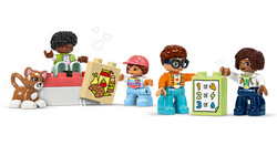 مجموعه ساختنی قطار بزرگ تعاملی محله لگو LEGO دوپلو DUPLO مدل 10428، ۱۰۳ قطعه
