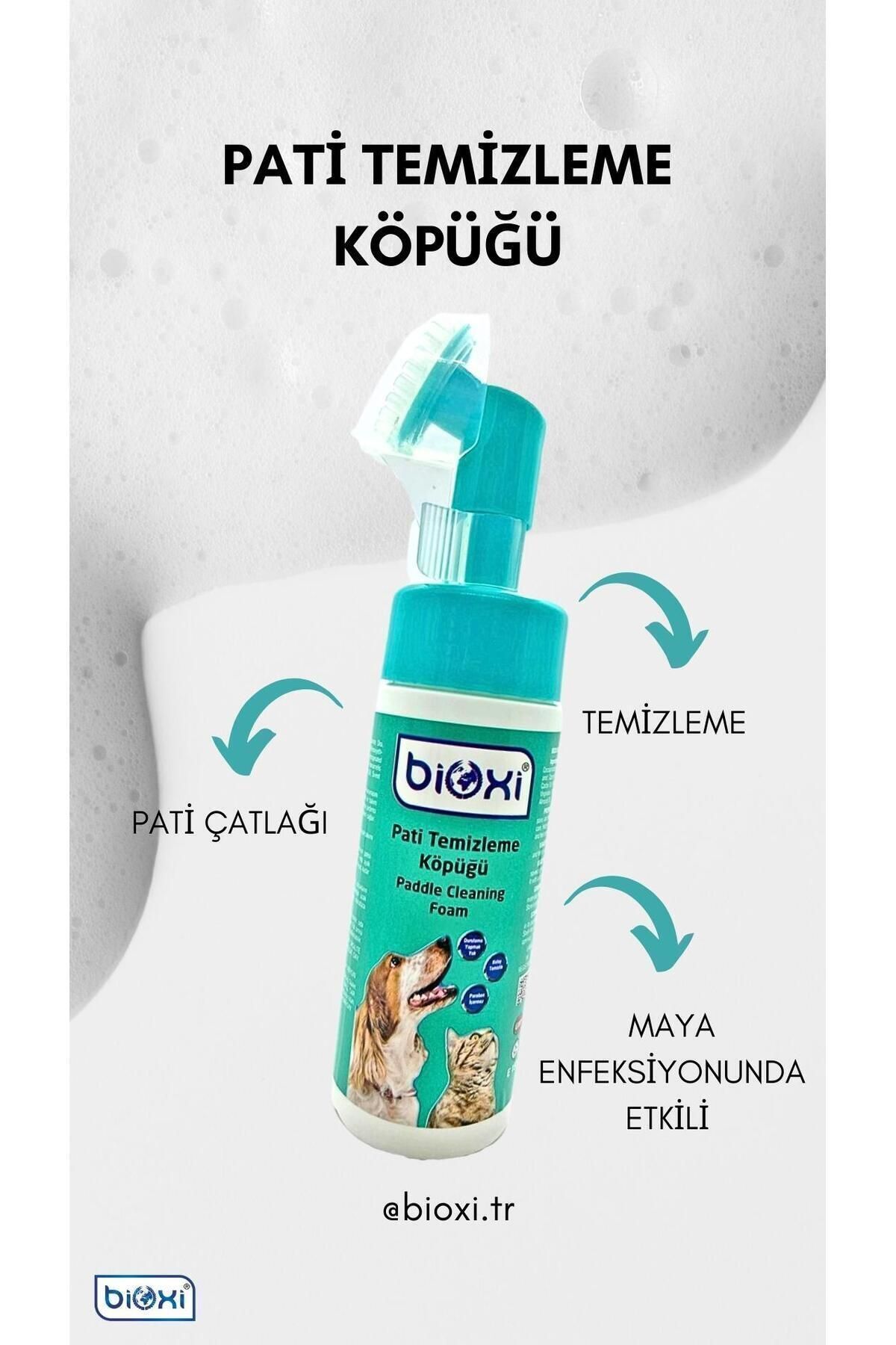 ضدعفونی‌کننده بوبر خاک گربه و پاک‌کننده پنجه بیوکسی Bioxi، ۱ لیتر، بسته ۲ عددی