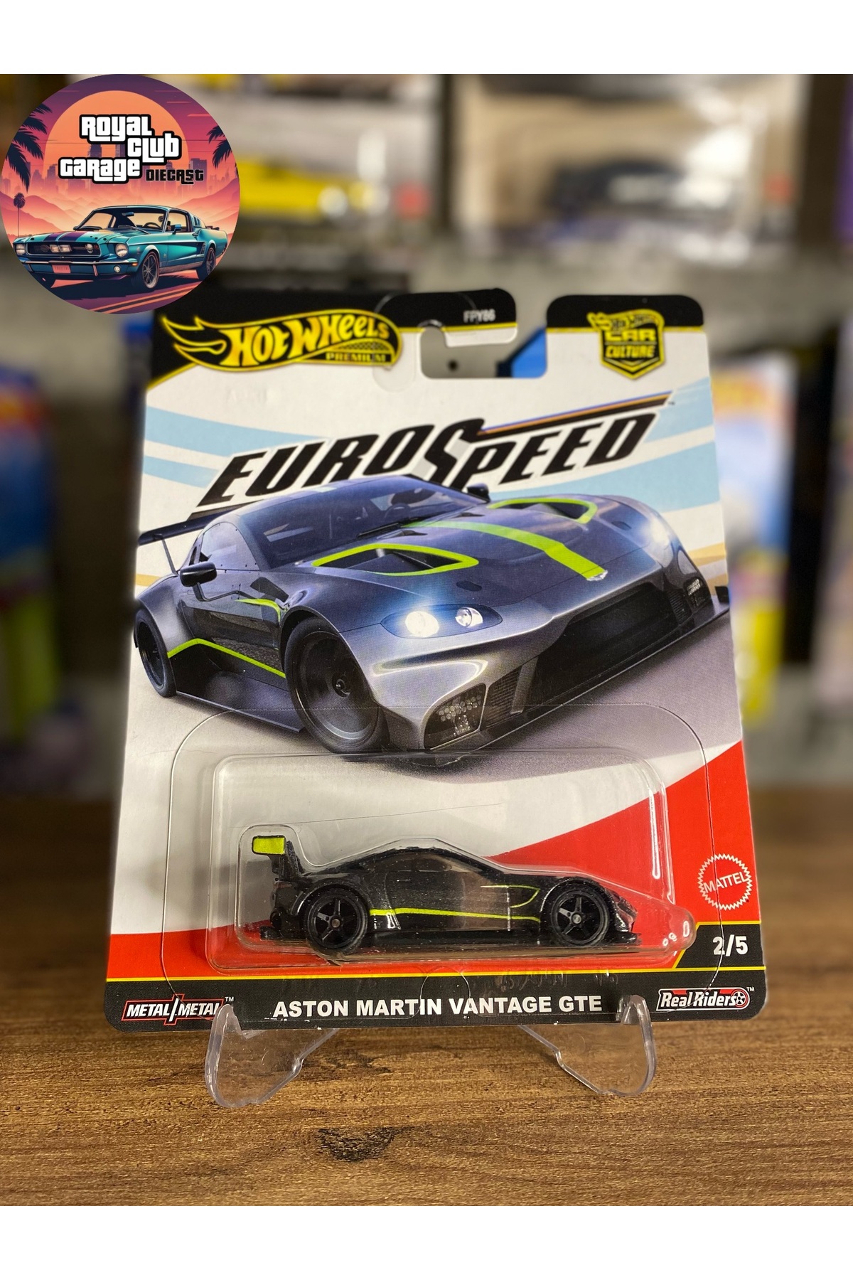 ماشین اسباب بازی پریمیوم استون مارتین ونتیج 1 64 EUROSPEED 2 5 از ترکیه HOT WHEELS