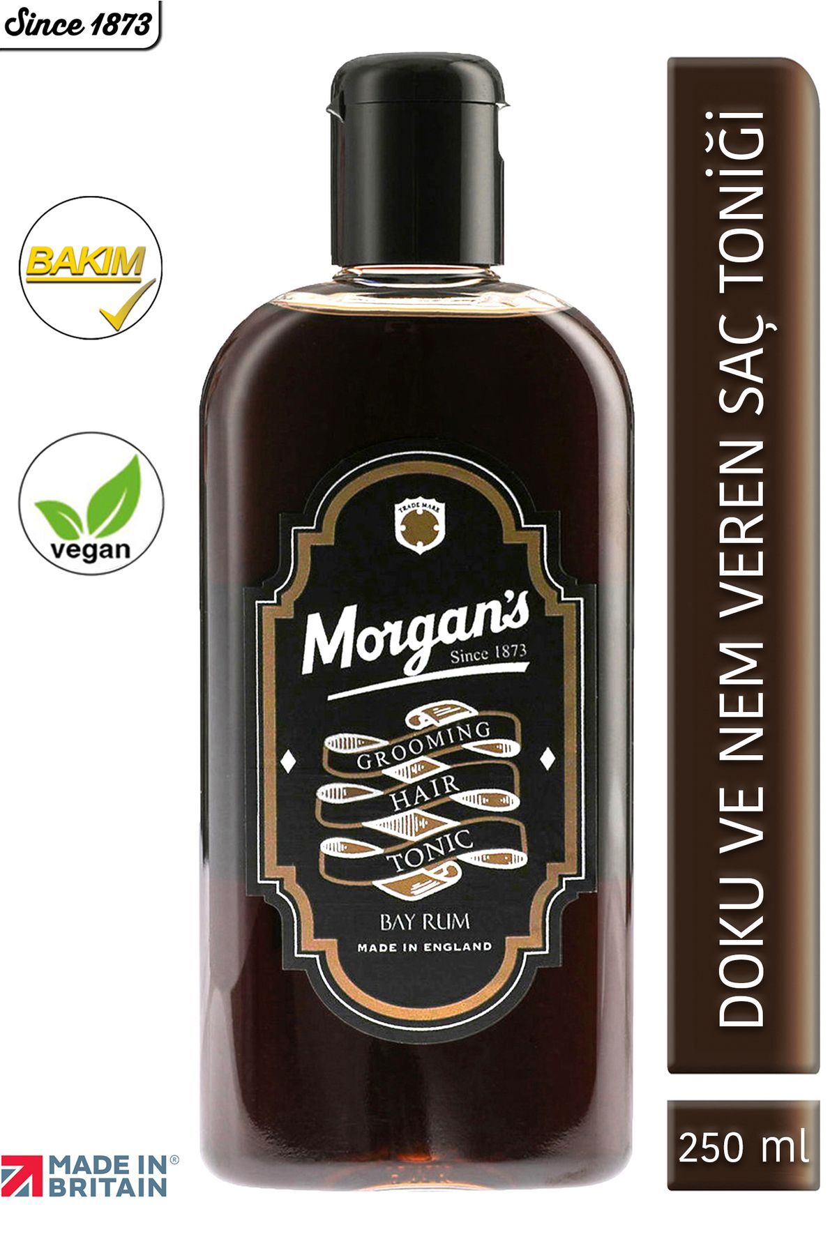 تونیک مو آرایش MORGAN'S BAY RUM REVITALIZING HAIR CARE TONIC 250 ML Morgan's Pomade