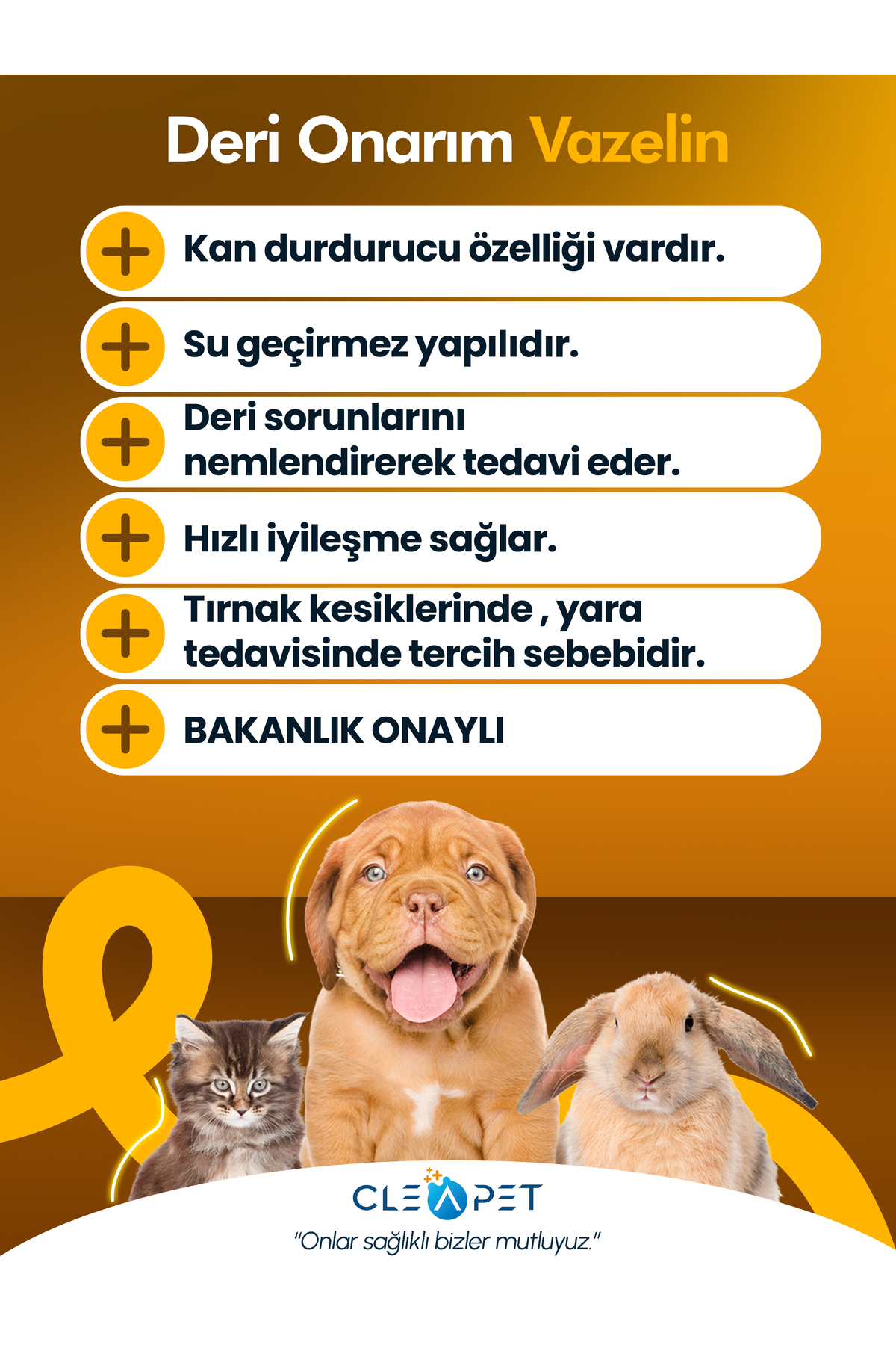 وازلین ترمیمی غلیظ نانو نقره کلی‌پت Cleapet برای گربه و سگ