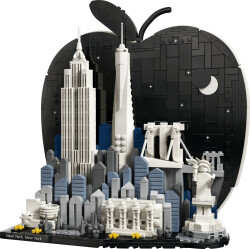 مجموعه ساختنی معماری نیویورک سیتی لگو LEGO Architecture مدل 21066، ۱۴۶۵ قطعه، حداقل سن ۱۸ سال