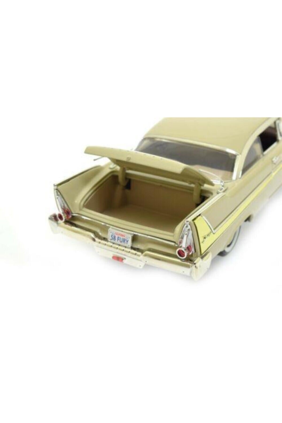 مدل خودرو MOTORMAX 1958 PLYMOUTH FURY CREAM 1:18 ماشین اورجینال Motor Max