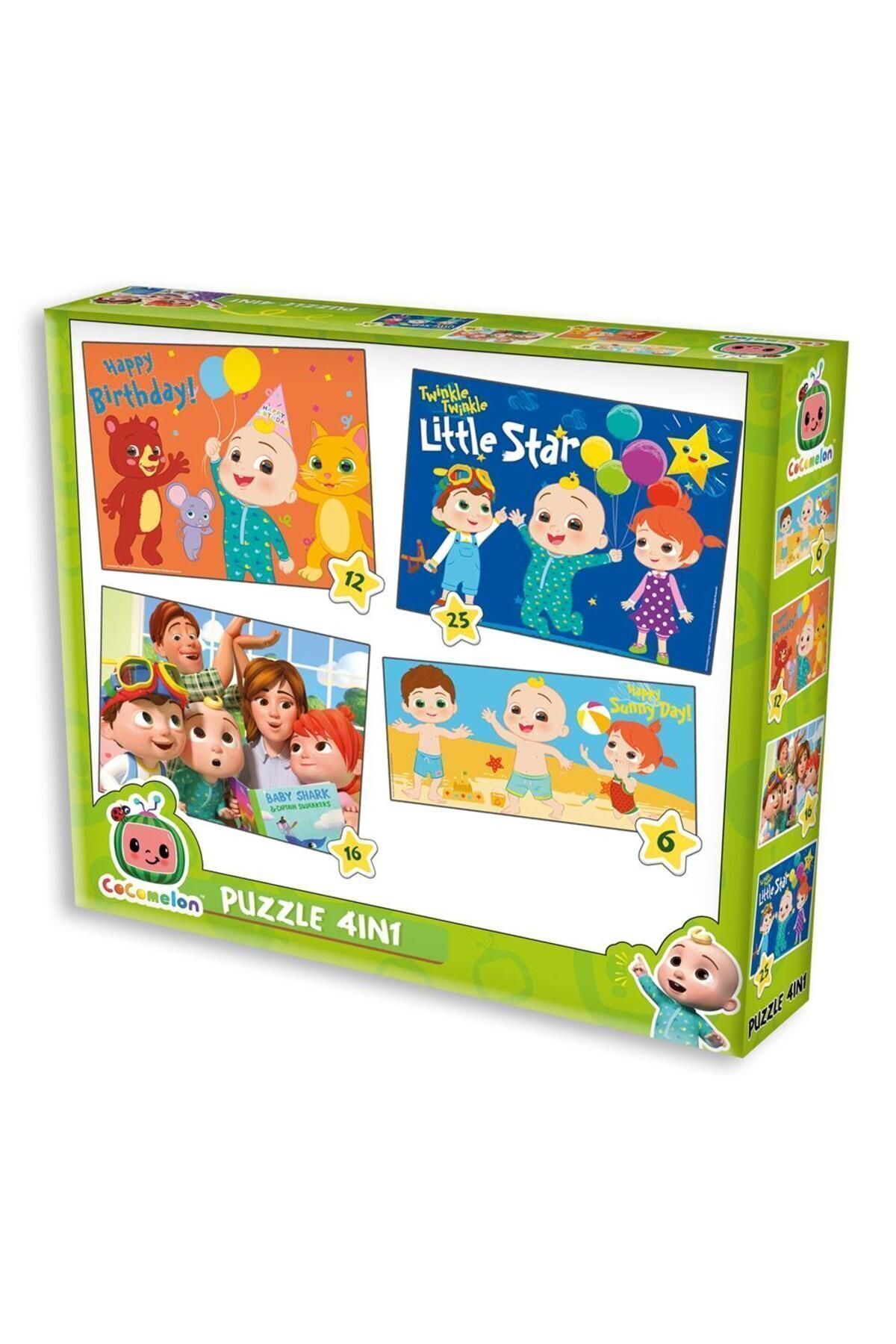 پازل آموزشی KIDS 4 IN 1 PUZZLE برای کودکان بالای 3 سال Cocomelon