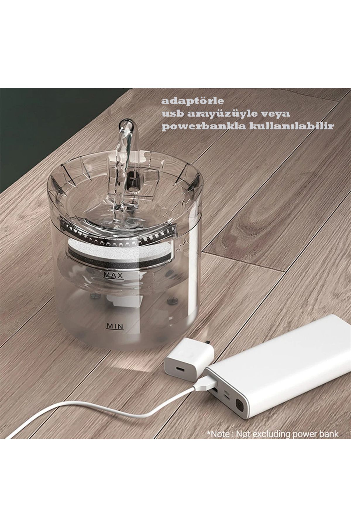 آبخوری آبشاری خودکار و کم‌صدای USB برای گربه و سگ تک‌تیک TechTic