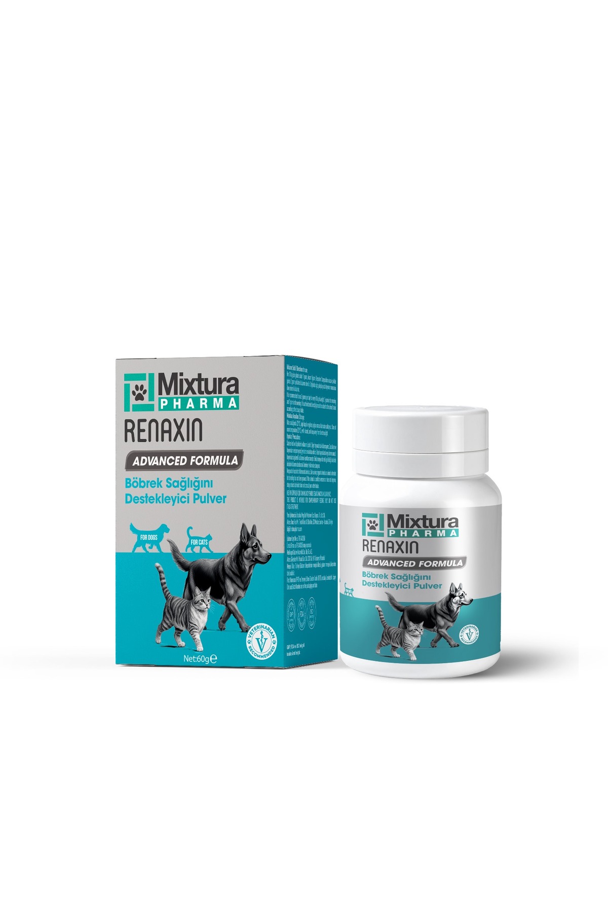 پودر مکمل سگ Renaxin Advenced Formula میکسچورا فارما Mixtura Pharma