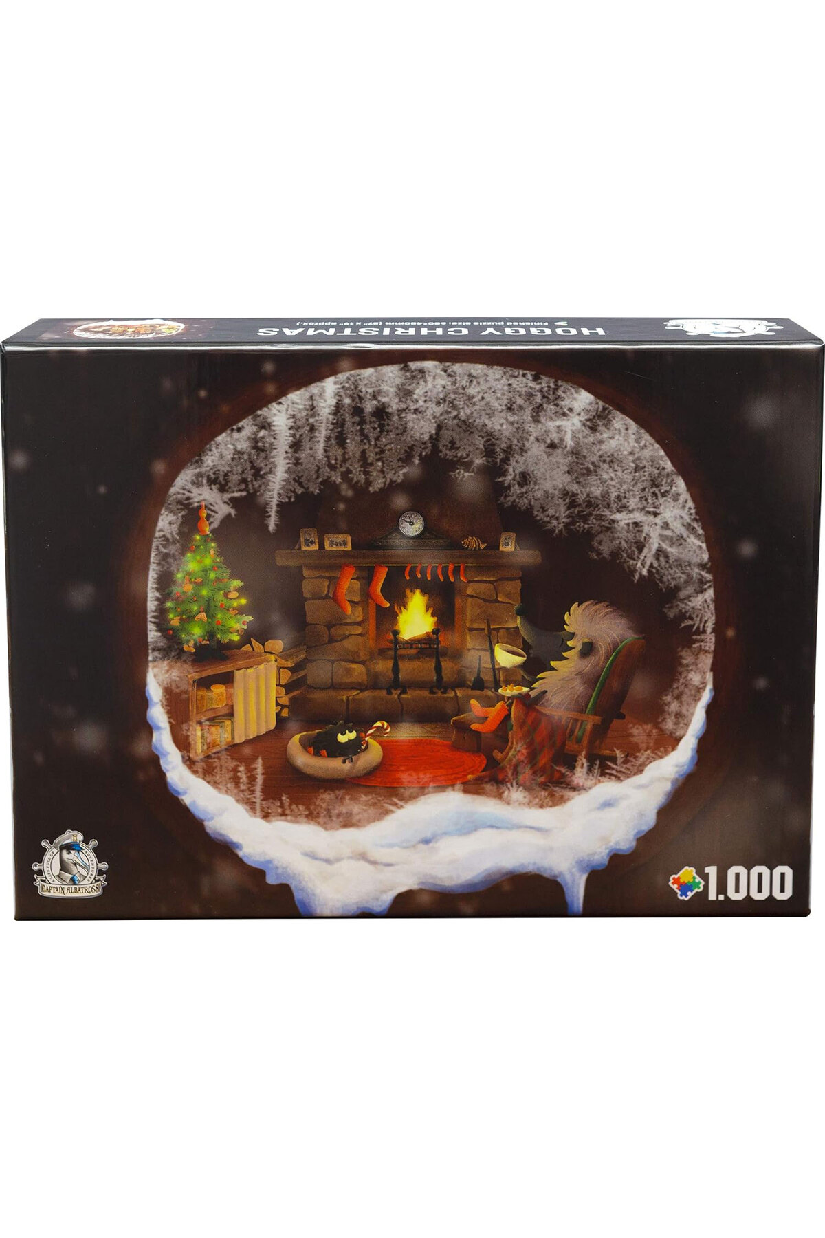 پازل 1000 تکه کاپیتان آلباتروس هاگی کریسمس سال نو با کیفیت بالا ONUR PUZZLE OYUNCAK