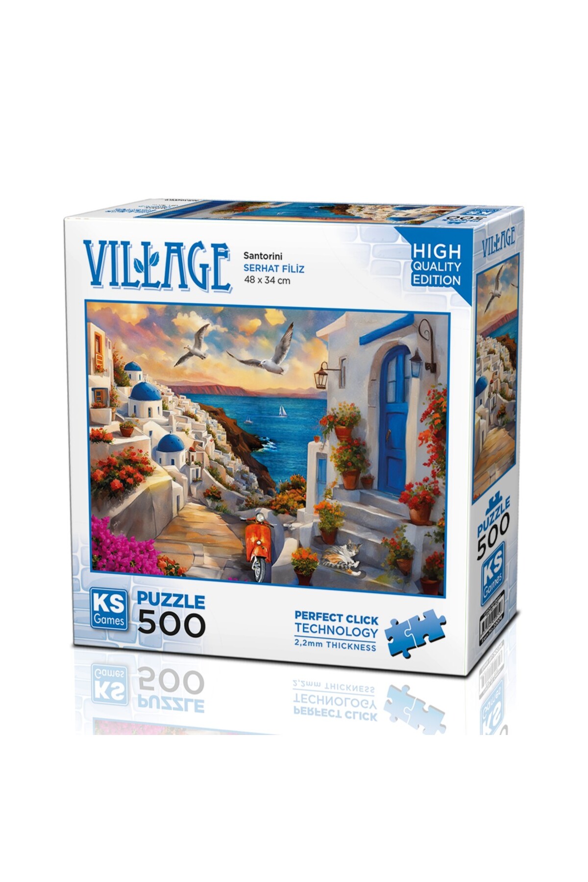پازل 500 تکه سانتورینی اورجینال Ks Games
