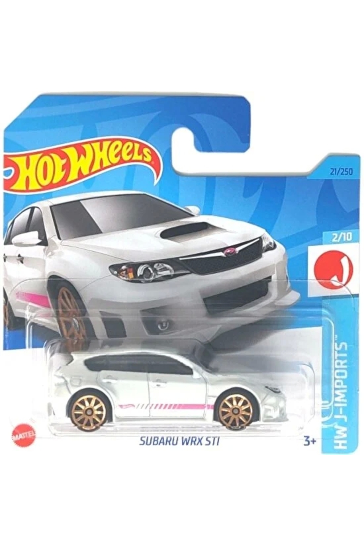 ماشین اسباب بازی SINGLE CARS SUBARU WRX HKK62 هات ویلز اورجینال HOT WHEELS