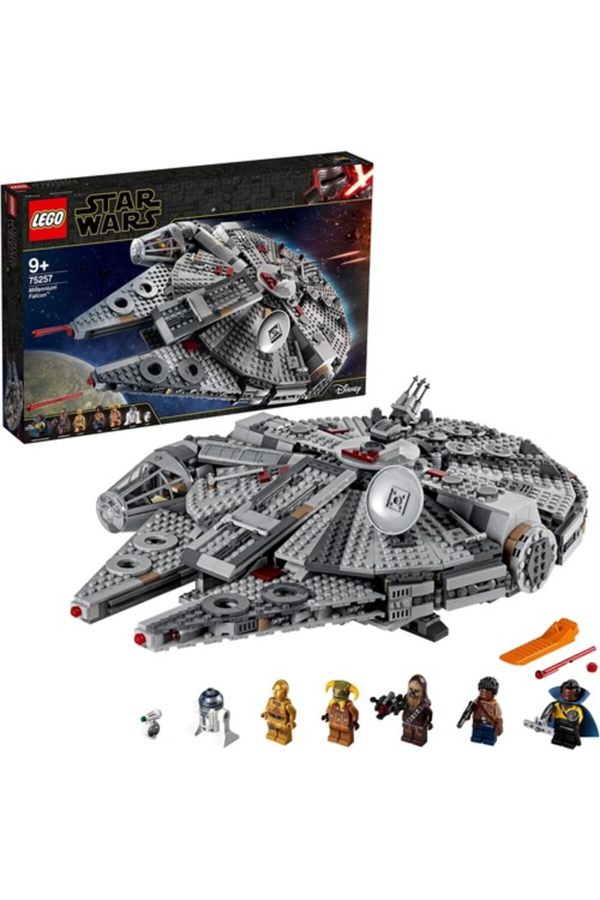 لگو ® STAR WARS ™ SKYWALKER'S RISE MILLENNIUM SHAHINI 75257 مجموعه ساز 1351 قطعه اورجینال LEGO