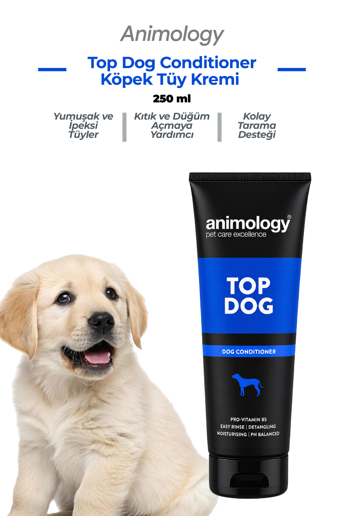 نرم‌کننده موی سگ و گربه انیمالوجی Animology Top Dog، ۲۵۰ میلی‌لیتر