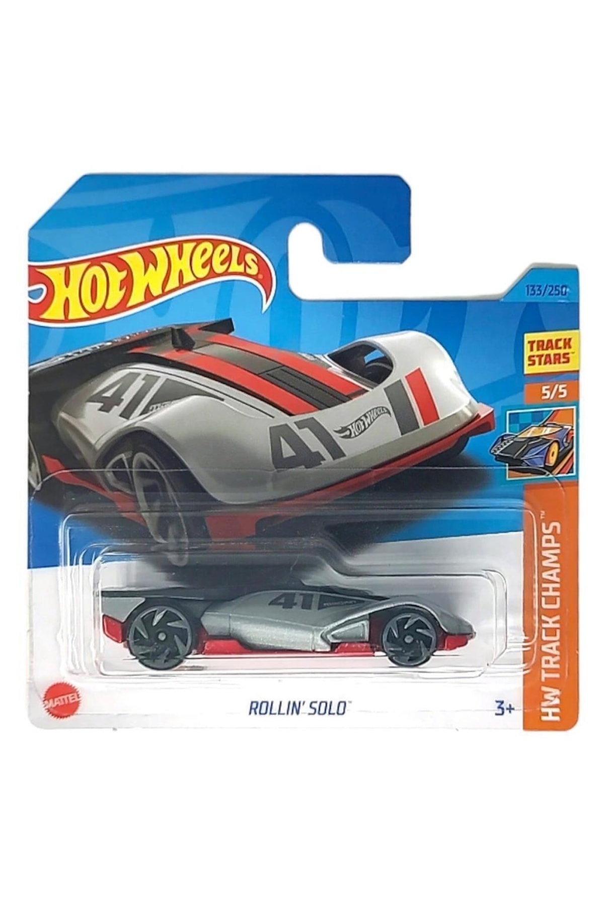 ماشین اسباب بازی اتومبیل های تک رولین انفرادی HKG41 هات ویلز اورجینال HOT WHEELS