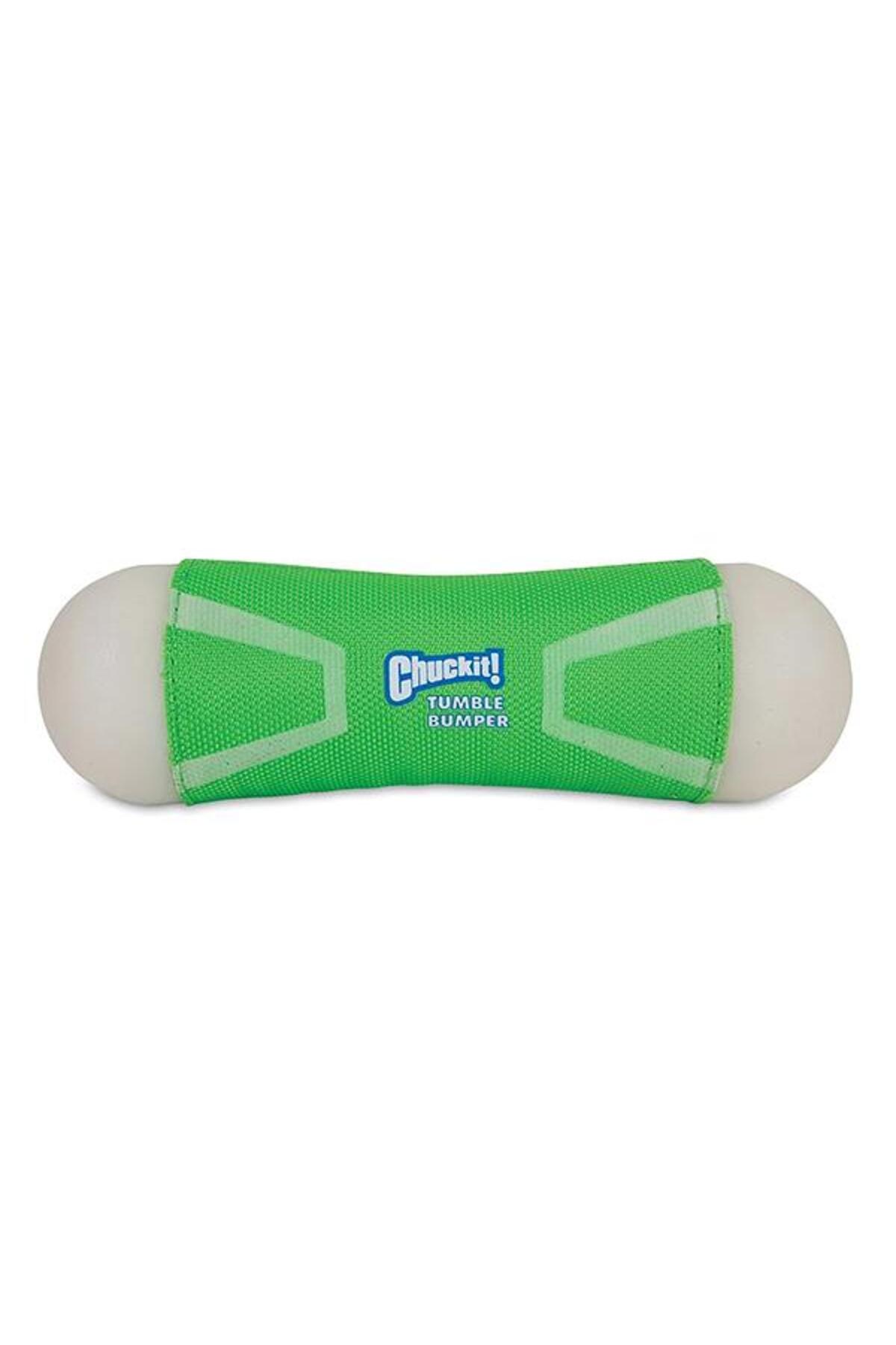 اسباب‌بازی سگ چاکیت Chuckit Max Glow Tumble Bumper، شب‌تاب سبز، سایز متوسط