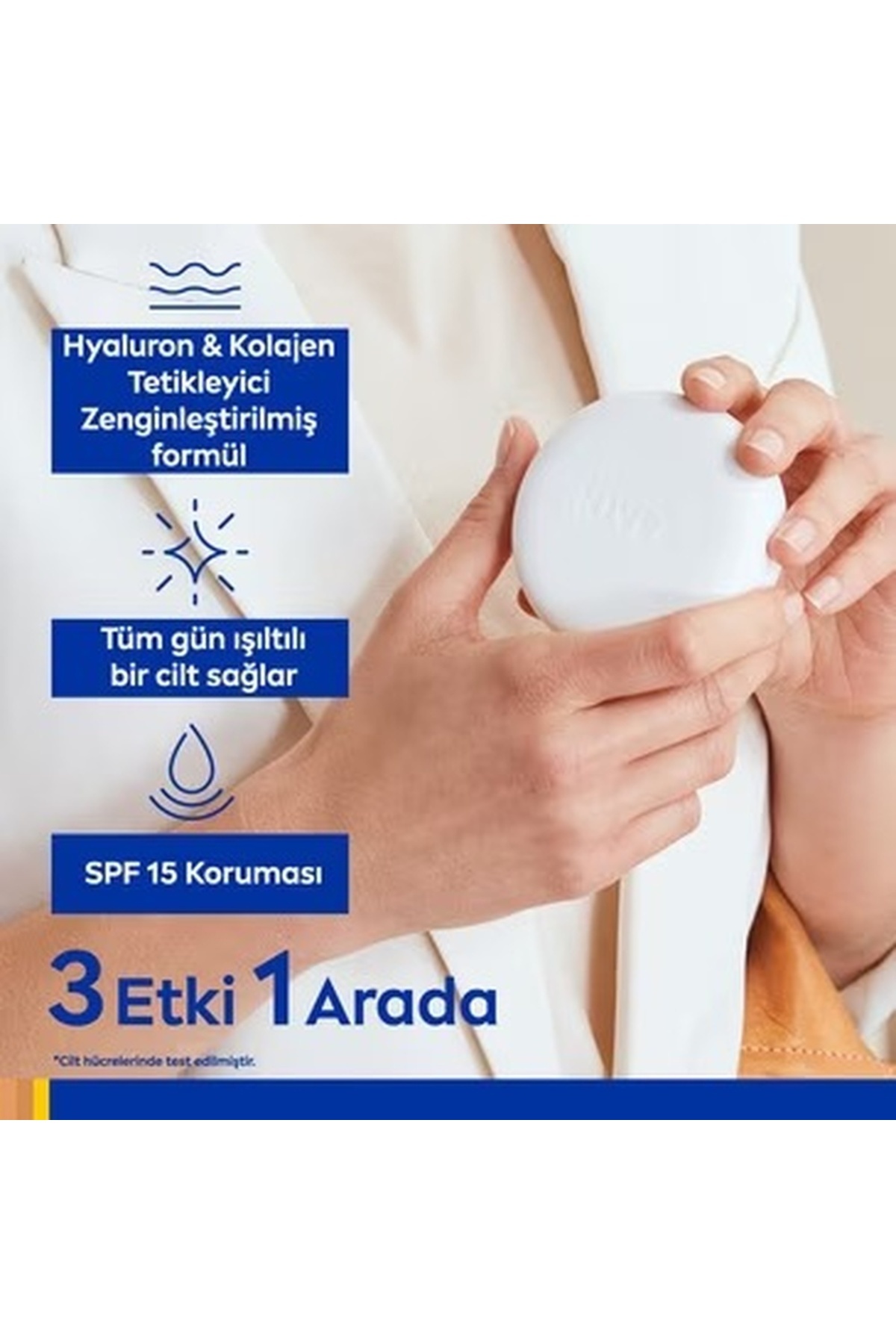 NIVEA ضد پیری تن سفید کرم ضد آفتابی مرطوب کننده صورت متوسط