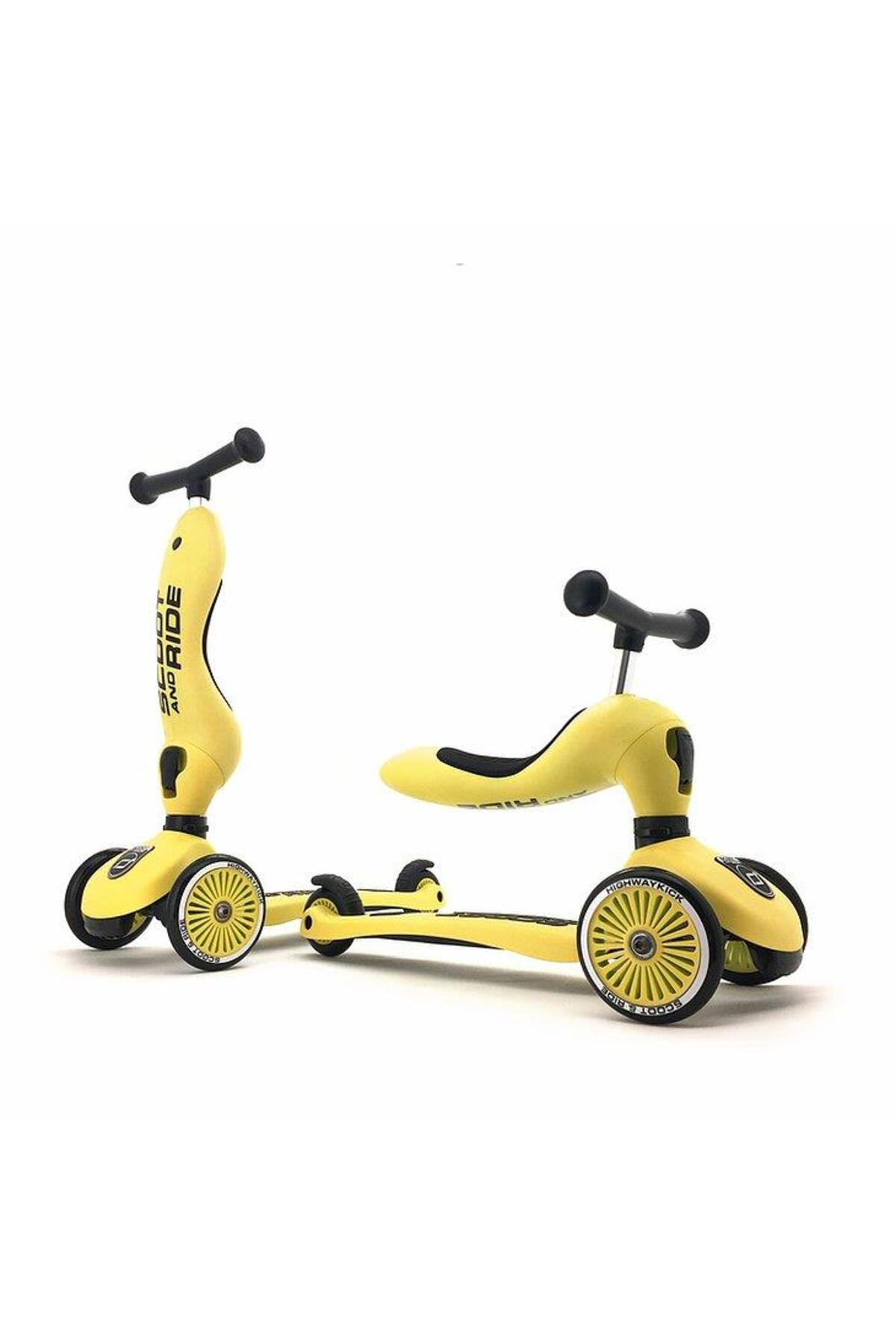 اسکوتر کودکان HIGHWAYKICK 1 SEAT CHILD SCOOTER زرد 160629 96354 SCOOT AND RIDE