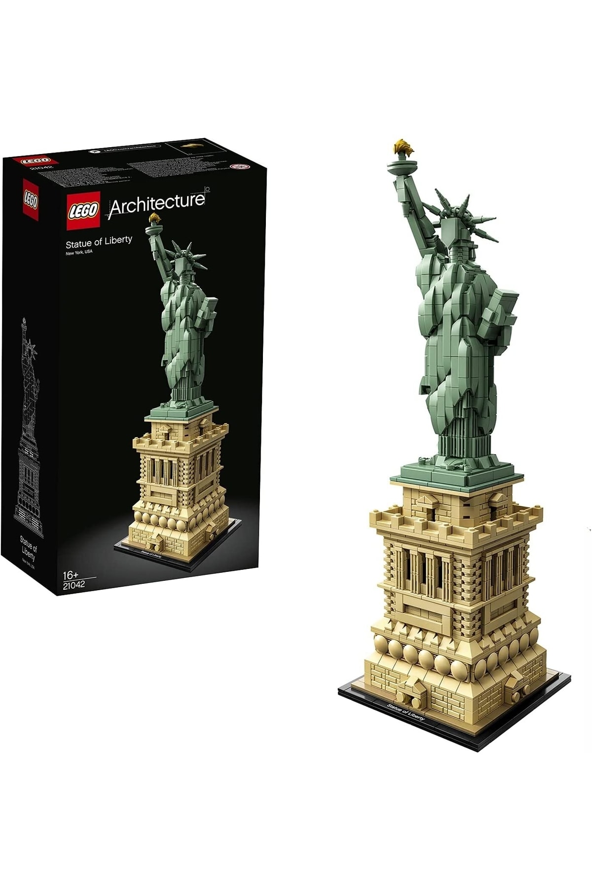 لگو و اسباب بازی های ساخت محور ARCHITECTURE STATUE OF LIBERTY 21042 ساز برای بزرگسالان از ترکیه LEGO