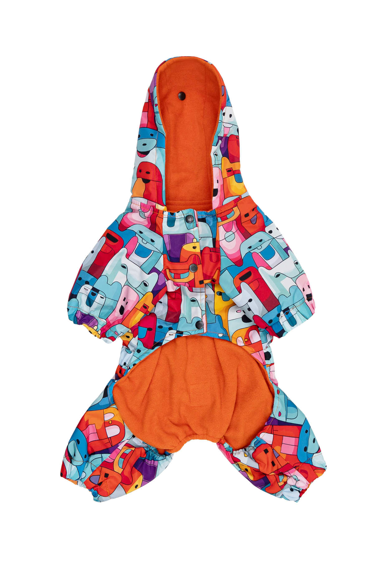 لباس یکسره سگ فورامور fouramour Colorful Robodogs، مدل UDOCR17010 نارنجی