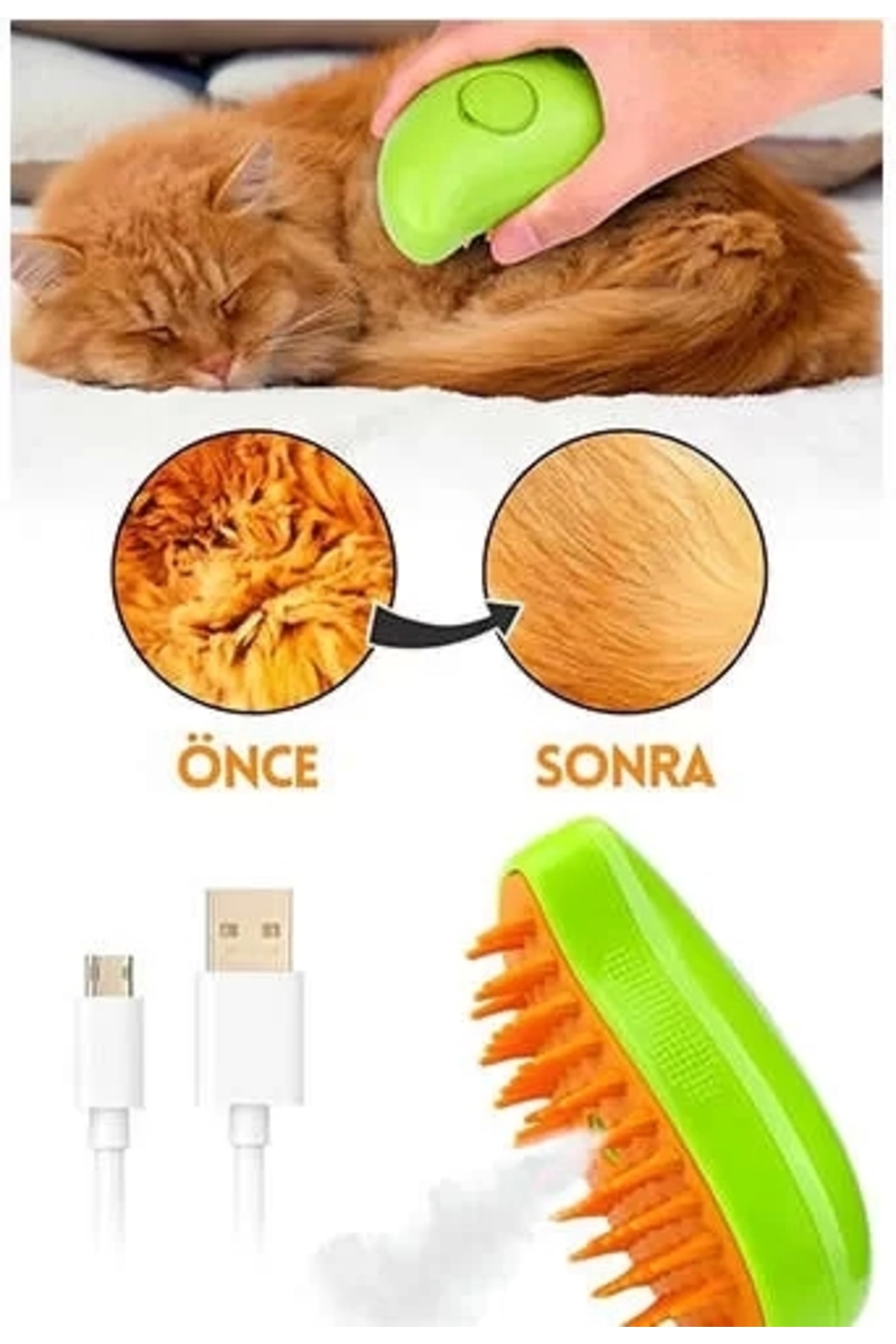 شانه بخاردار گربه و سگ میکس‌پت Mixpet