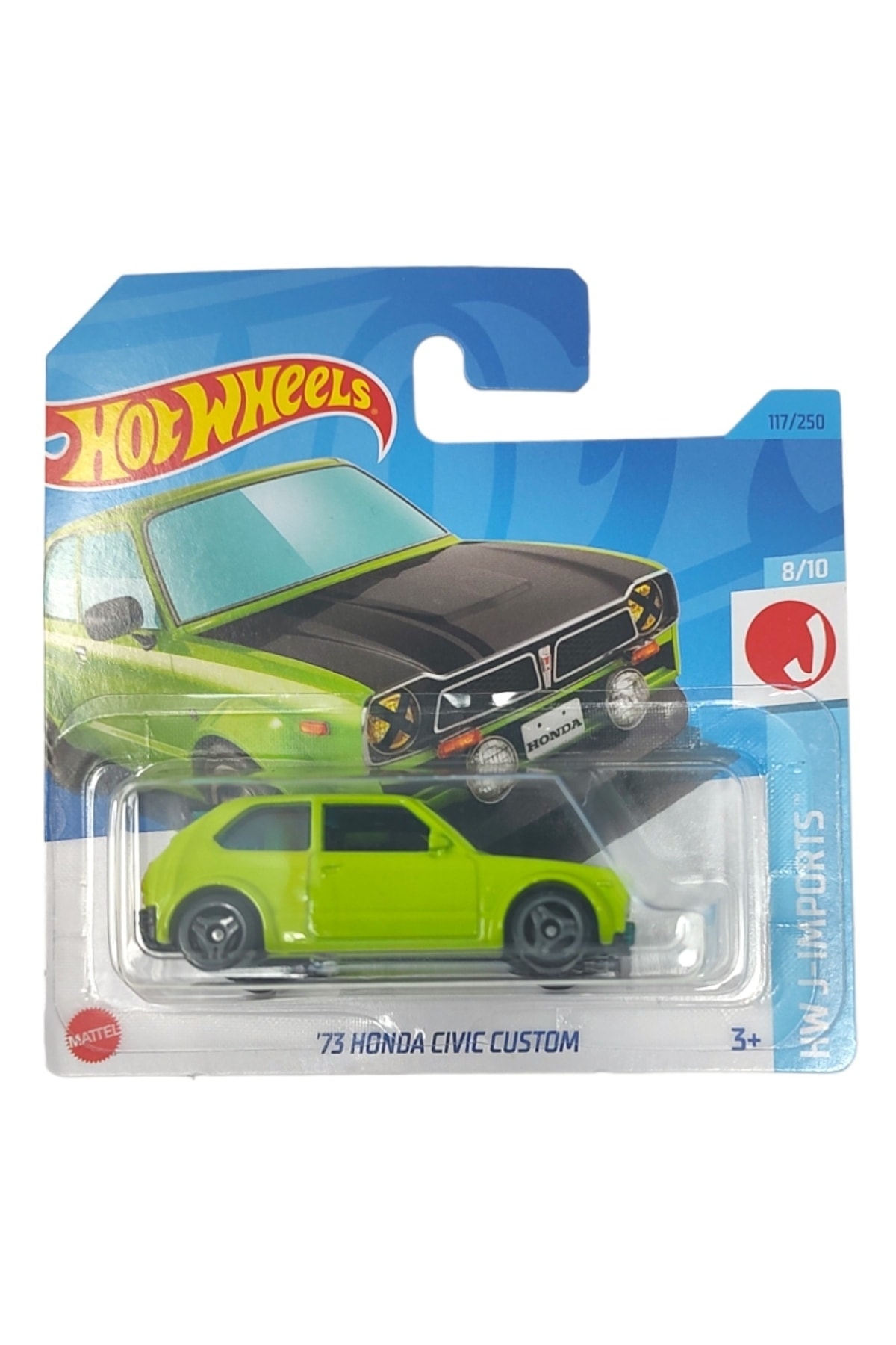 ماشین اسباب بازی اتومبیل های مجرد '73 HONDA CIVIC CUSTOM HKG40 هات ویلز اورجینال HOT WHEELS