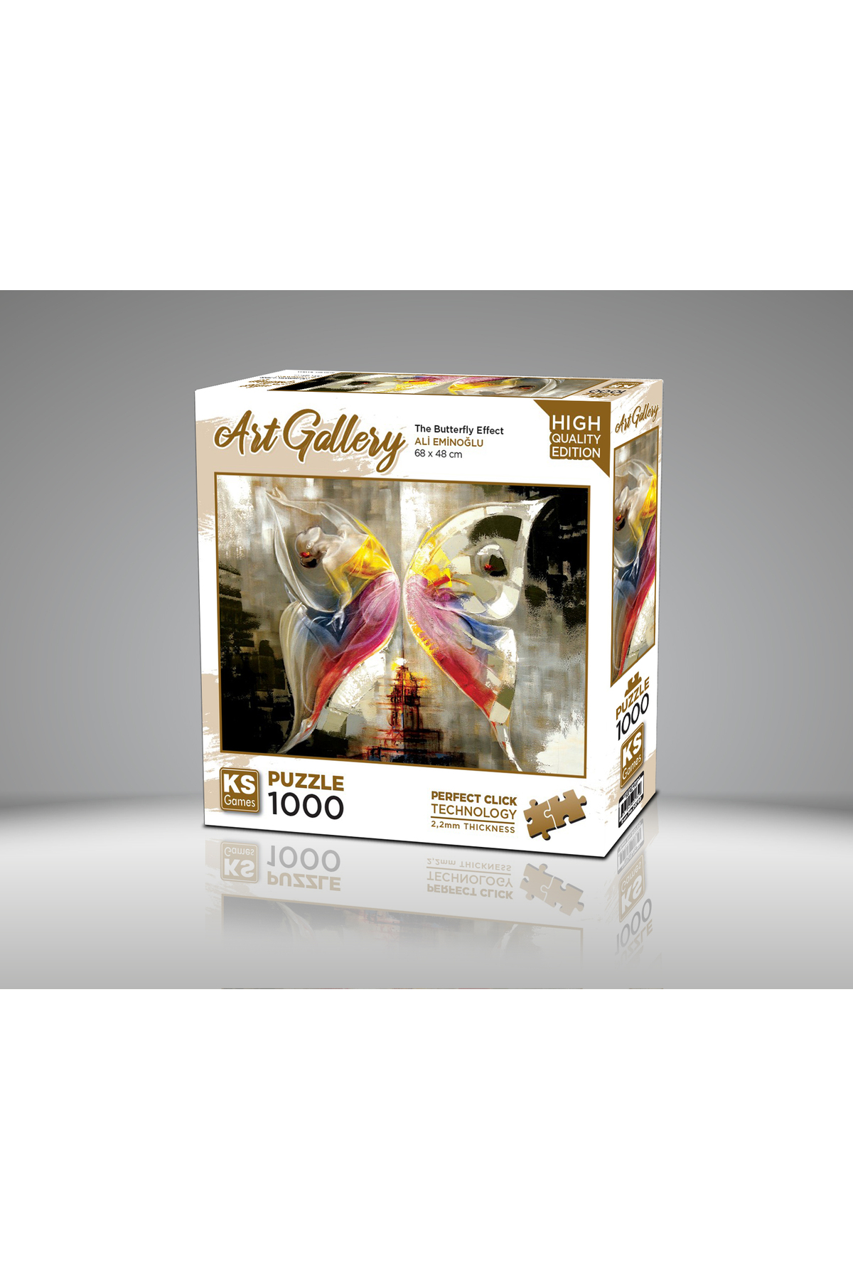 پازل اثر پروانه 1000 قطعه اورجینال Ks Games