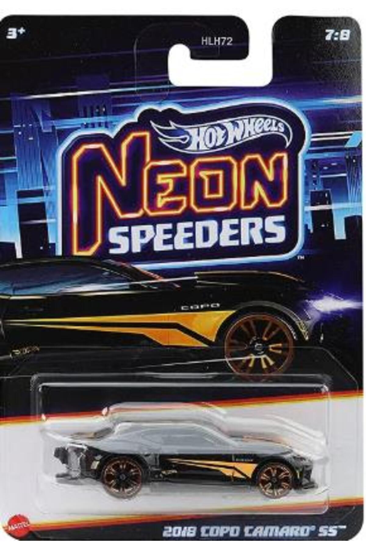 ماشین اسباب بازی نئون اسپیدرز 2018 COPO CAMARO SS JCB06 از ترکیه HOT WHEELS