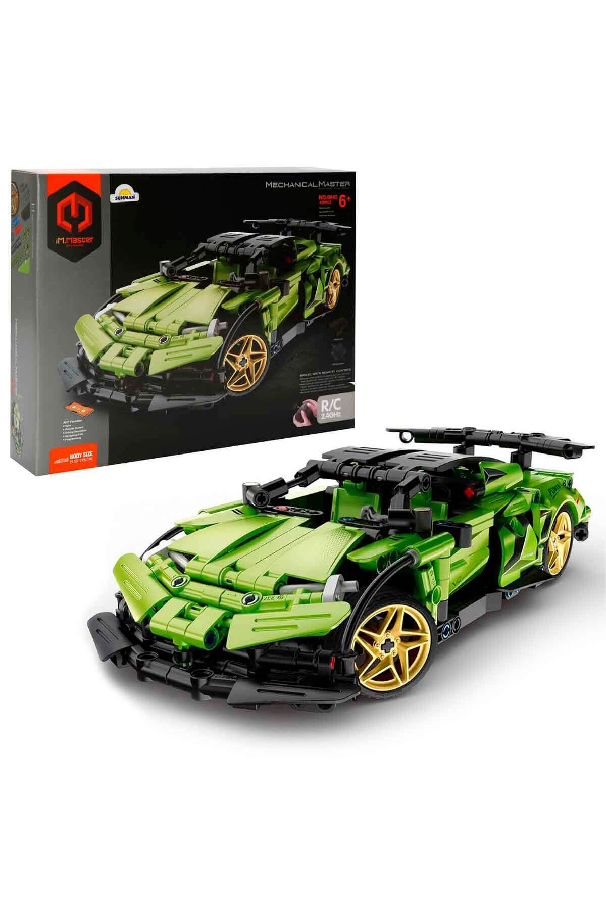 لگو و اسباب بازی های ساخت محور IM. MASTER REMOTE CONTROL GREEN SUPER CAR 429 PIECES از ترکیه im Master